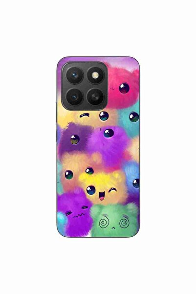 OEM Husa compatibila cu Honor X8c Silicon Gel Tpu Model Pufosi Colorati