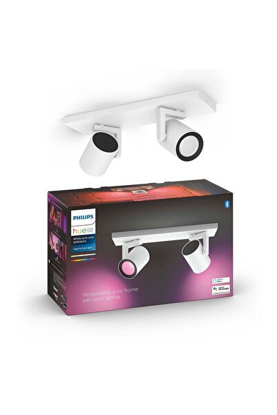 Philips Hue Argenta İkili Spot Lamba 2x4.2W (Beyaz)