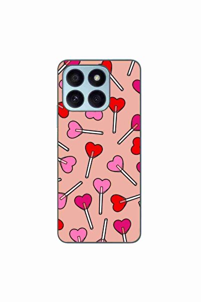 OEM Husa compatibila cu Honor X8b Silicon Gel Tpu Model Valentines Heart Loli...
