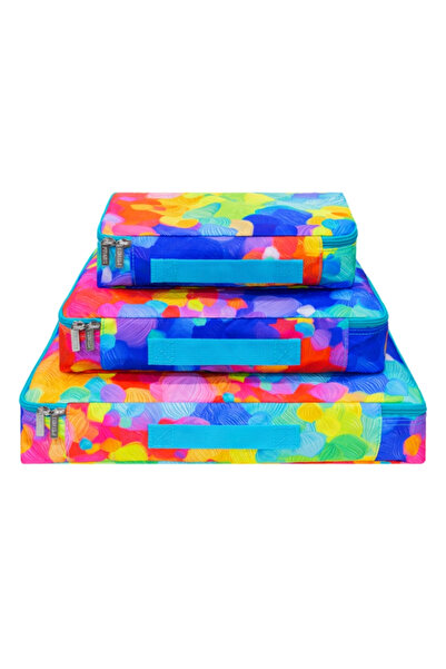 Pylones 3'lü Seyahat Çantası Seti - Travel Organizer - Palette