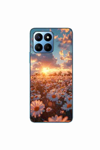 OEM Husa compatibila cu Honor X6 Silicon Gel Tpu Model Rasarit cu Flori