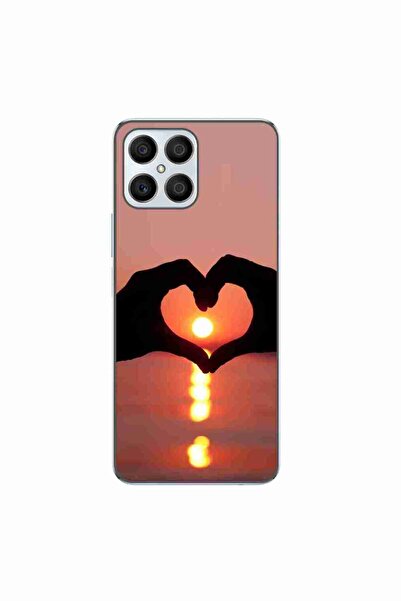 OEM Θήκη συμβατή με Honor X8 4G από σιλικόνη gel TPU με σχέδιο  "Λάμψη Αγάπης "