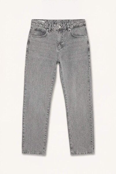 DeFacto Straight Fit Normal Waist Straight Leg Jean Trousers H8249Ax26Sm