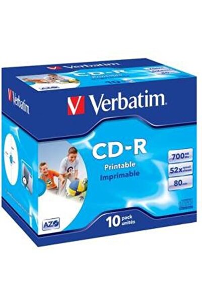 Verbatim Blank Cd-R Datalife Plus 52x 700mb 10pk Sc Vinyl