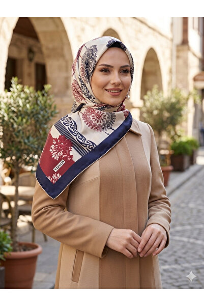 VİZYON 1 Meter by 1 Meter Silk Scarf