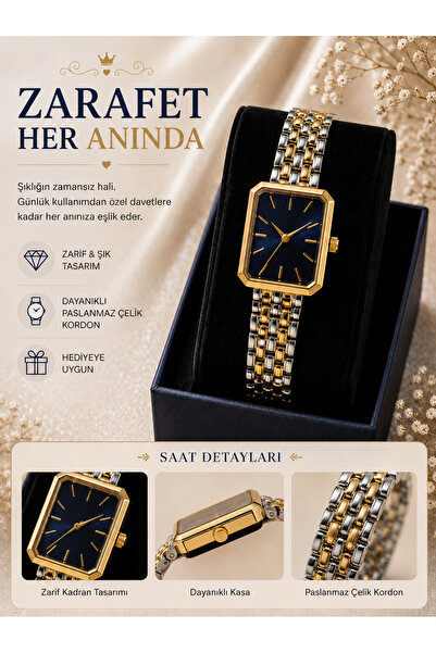 mdm style Gold Silver Combination Women's Watch