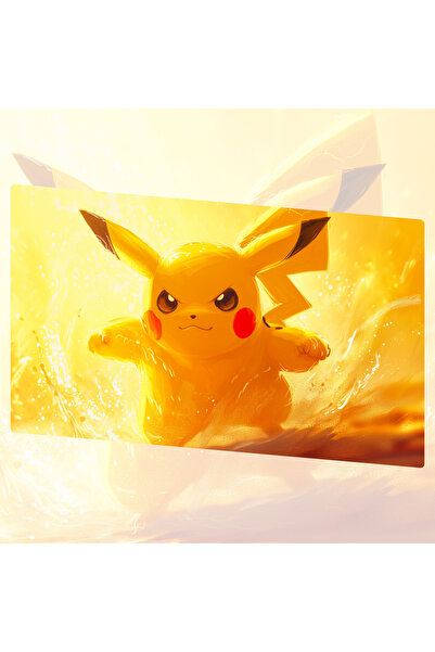 Kuzey Craft Pikachu Metal Duvar Tablosu Özel Tasarım Hediye Parlak HD Baskı P...