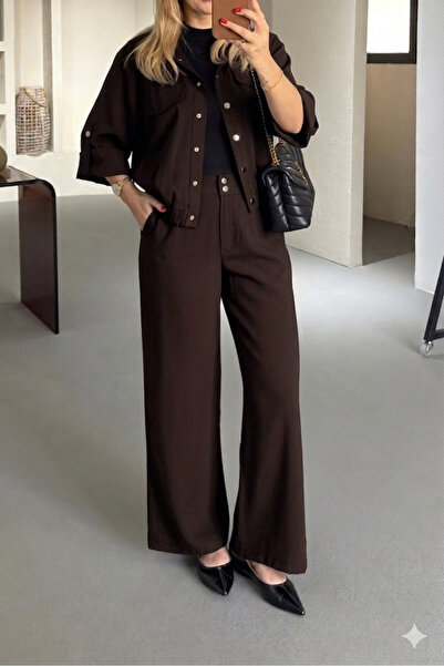 Suziş Women's Bomber Jacket Pants Suit 4S218
