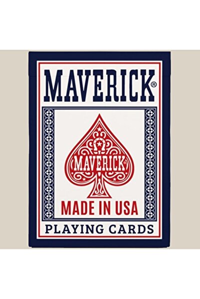 OyuncaklarÜlkesi مجموعة أوراق اللعب الفاخرة من Bicycle Maverick (Blue) باللون...
