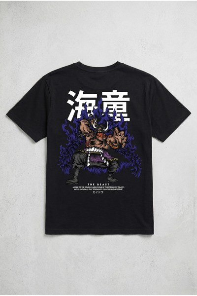 Silkensoul One Piece Kaido Design Standard Fit Anime Unisex T-Shirt
