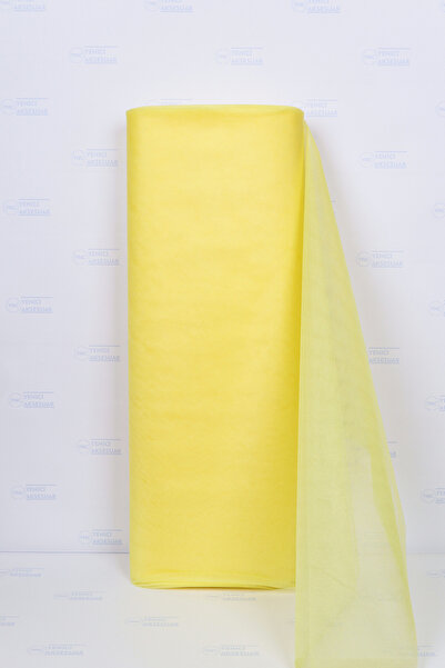YENİCİ 50 Meters of Top Crystal Tulle Fabric, Width 3 Meters (Engagement Bund...