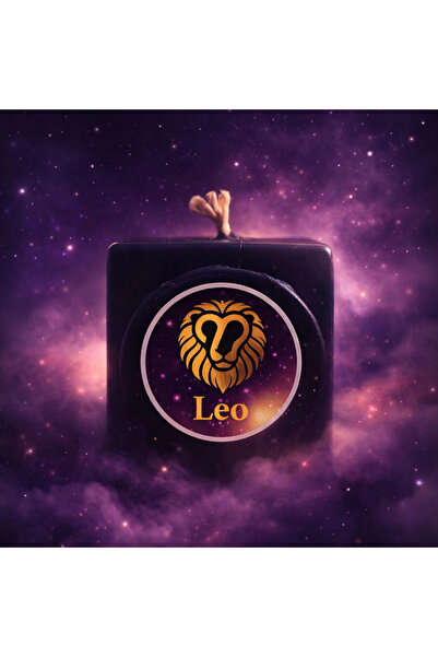 LeviLux Candles Zodiac Cube Candle 6x6x6 cm – handmade decorative candle in c...