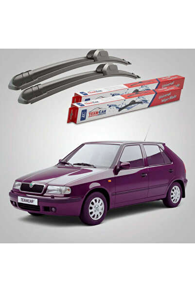 TEAMCAR Skoda Felicia II 6U1 1998-2001 Lame ștergătoare |   Set plat frontal ...