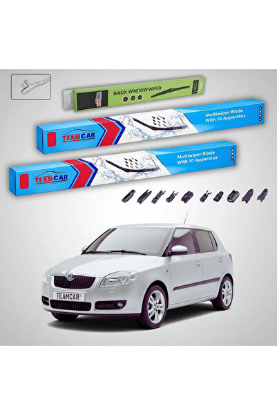 TEAMCAR Σκόντα Φάμπια II 5J2 2006-2013 Υαλοκαθαριστήρες |   Σετ εμπρός και πί...