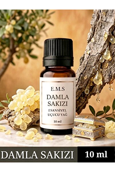 E.M.S AVM DAMLA SAKIZI Esansiyel Uçucu Yağ Buhurdanlık Yağı Difüzör Esansı Od...