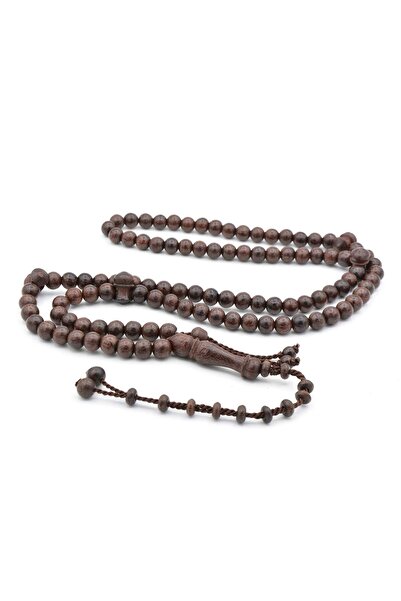 Murty99 Handcrafted Globe Cut 99-Bead Tamarind Wood Zikir Prayer Beads 8.5 mm