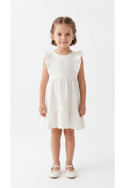 Mışıl Kids Ruffled Girl's Dress