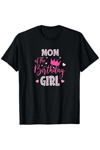 yiou trendy clothing تي شيرت وردي لطيف متناسق لعيد ميلاد الأم