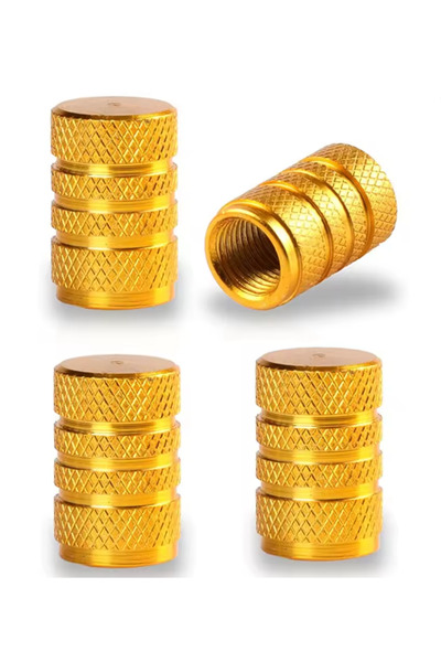 OEM Premium Anodized Aluminum Car Wheel Valve Caps – Set 4 Pcs Universal for ...