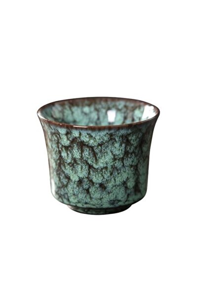 BARISTAR Ceramic cup (turquoise color) with a capacity of 120 ml from