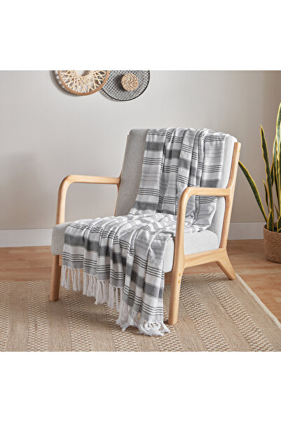 Home Box Austin Cotton Woven Throw - 127x152 cm