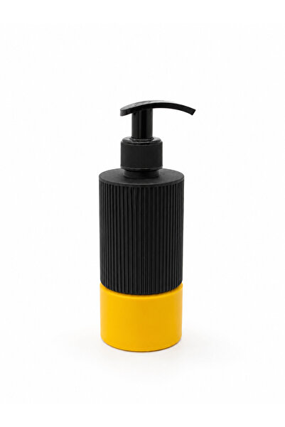 ModuLab 3D Black Gold Design Liquid Soap Dispenser – Striped Decorative Kitch...
