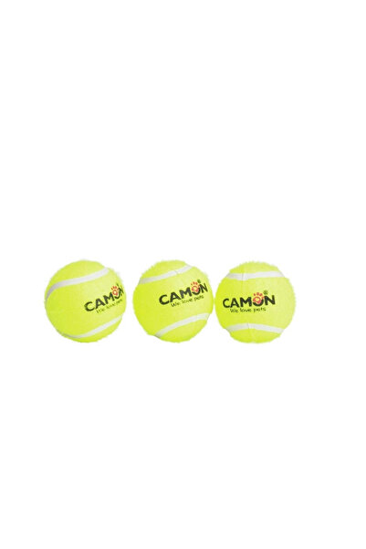 Camon Squeaky Tennis Ball 7.5 Cm: Fun Play Ball with Sound for Dogs (Ad113/B)