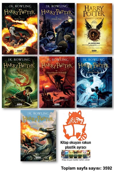 Yapı Kredi Yayınları Harry Potter Melez Prens Felsefe Taşı Lanetli Çocuk Sırl...