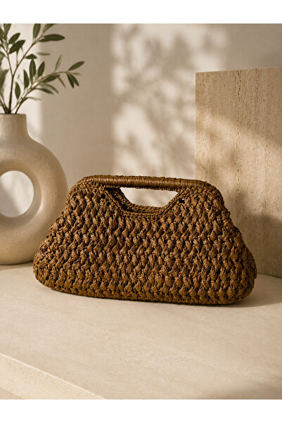 EGEM ATELİER Hand Knitted Modern Handbag