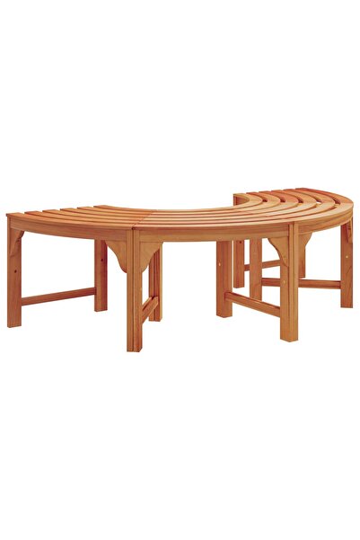 vidaxl Tree bench 160 x 80 x 45cm Solid eucalyptus wood