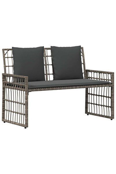 vidaxl Bancă de exterior Simplu Gri și gri închis 116 x 55 x 82 cm