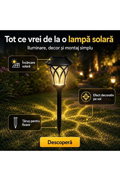 OEM Felinar solar de pamant (RO-V02)