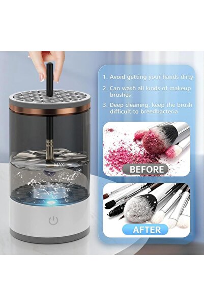 Sumkyle Makeup Brush Cleaner Machine,Automatic Cosmetic Brush Cleaner All Typ...
