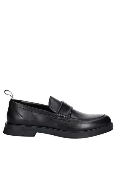 HUGO Ανδρικά Δερμάτινα Lenner Loafers Μαύρα 50548485-001