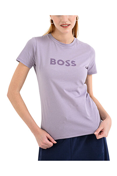 BOSS Γυναικείο C_Elogo 5 T-Shirt Μωβ 50501139-534