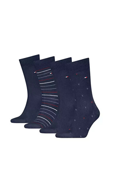 Tommy Hilfiger Ανδρικό Σετ Κάλτσες 4 Τεμαχίων Navy Μπλε 701235375-001 NAVY