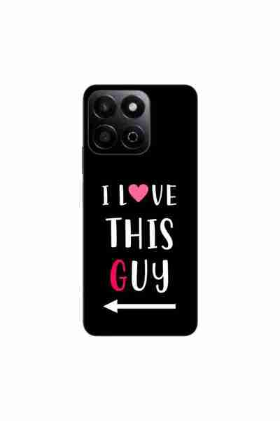 OEM Husa compatibila cu Honor 200 Smart Silicon Gel Tpu Model Cupluri I love ...
