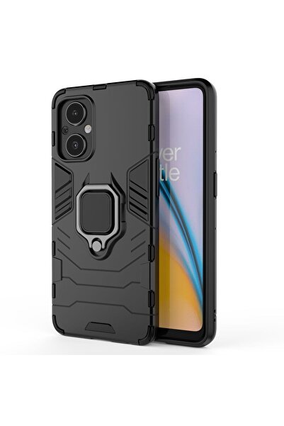 OEM Husă hibridă tip armură cu inel de susținere pentru OnePlus Nord N20 5G, ...