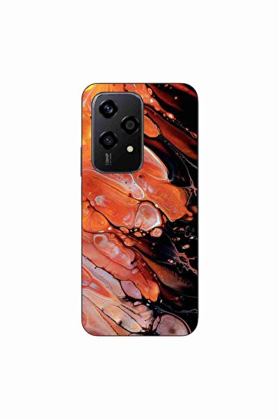 OEM Husa compatibila cu Honor 200 Lite Silicon Gel Tpu Model Abstract Lava Flow