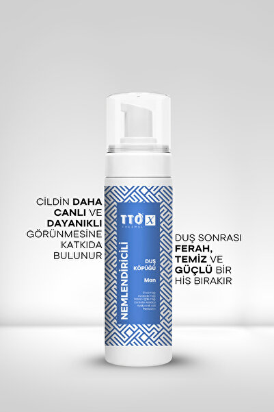 TTO Duş Köpüğü Seti Nemlendirici Taze Kokulu 4'lü Paket Vücut Bakımı