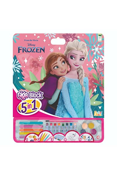 Happi Hobbi Set de desen 5 in 1, Happi Hobbi, Giga Block, Disney Frozen