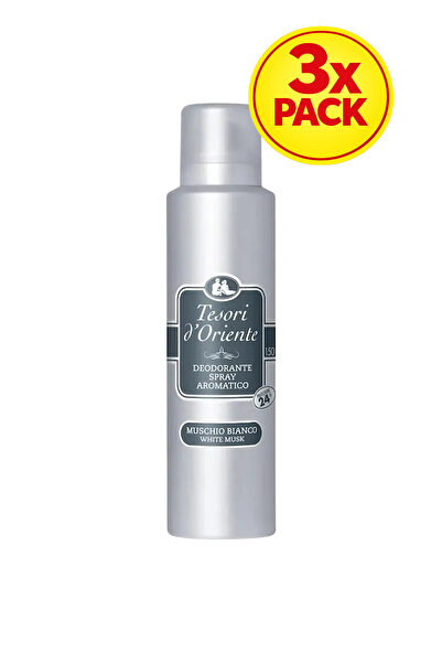 Tesori d'Oriente 3x PACK WOMAN DEODORANT MOSC ALB 150 ML