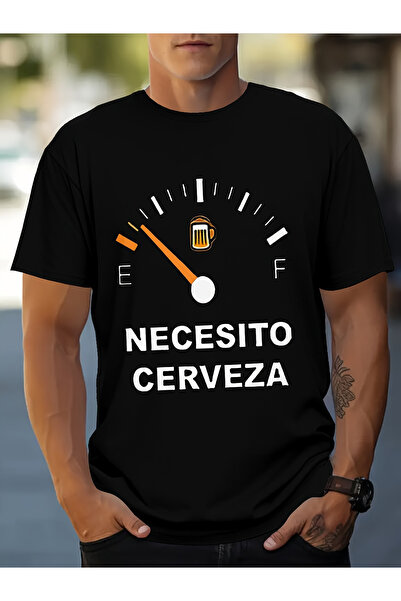 yiou trendy clothing تي شيرت رجالي بطبعة "I Need Beer"