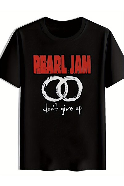 yiou trendy clothing تي شيرت رجالي من Pearl Jam بطبعة "لا تتخلى عن الأمل"