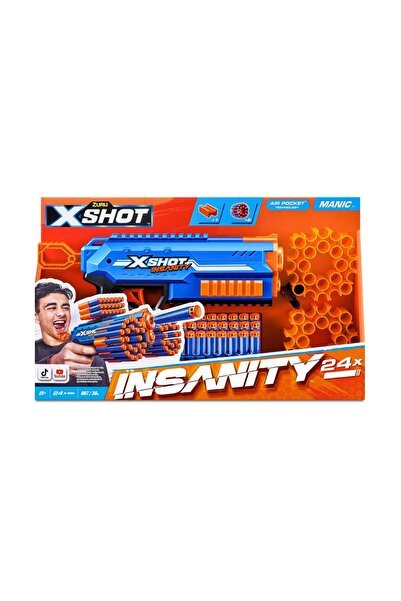 X-Shot X-Shot Pistol, Insanity Manic, 24 projectiles