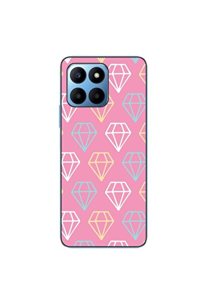 OEM Husa compatibila cu Honor 70 Lite Silicon Gel Tpu Model Diamond Pattern D...