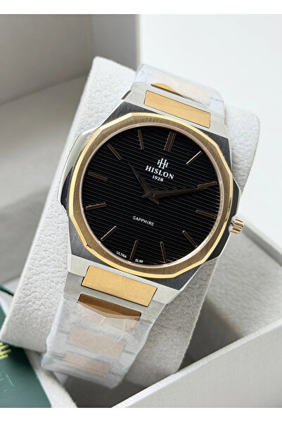 Hislon Orijinal Çelik Kordon Ultra Slim Erkek Kol Saati ILKCL130T-04SR