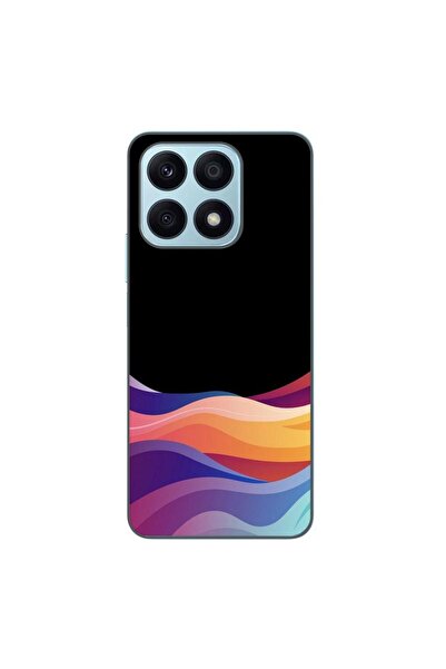 OEM Θήκη συμβατή με Honor X8a Σιλικόνης Gel TPU Σχέδιο Νέον Κύματα