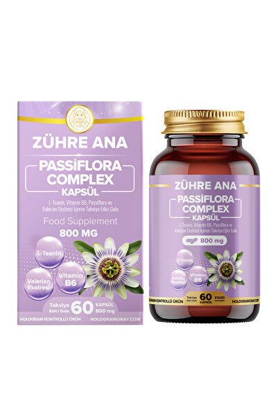 Zühre Ana L-Theanine, Passiflora, Valerian ve Melisa Ekstresi İçeren Takviye ...