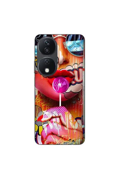 OEM Husa compatibila cu Honor X7b Silicon Gel Tpu Model Pop Art Lolipop